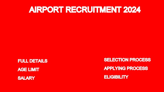 AIRPORT Various Post Recruitment 2024 images 1