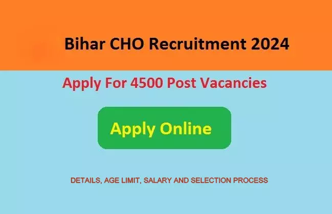 Bihar CHO Recruitment 2024 images 1