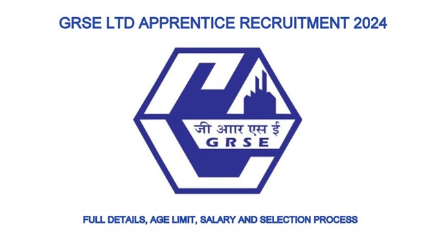 GRSE Ltd Apprentice Recruitment 2024 images 1