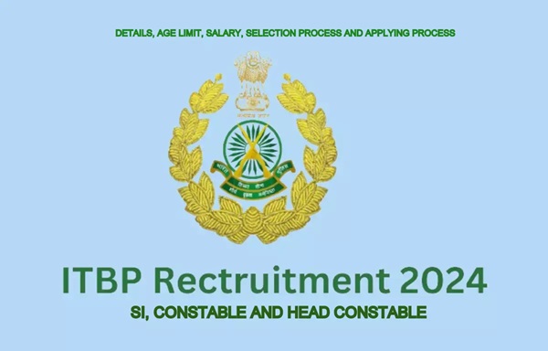 ITBP SI, Constable And Head Constable Recruitment 2024 images 1